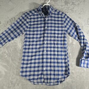 Vineyard Vines Slim Fit Whale Shirt Button Down Plaid‎ Checkered XS